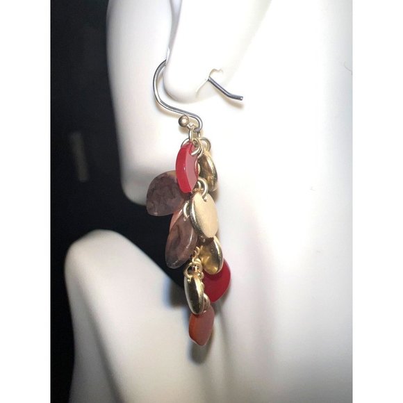 Vintage Cha-Cha Red Earrings - Picture 4 of 5